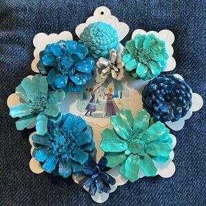 Snowflake Pinecone Decoration - Handmade
